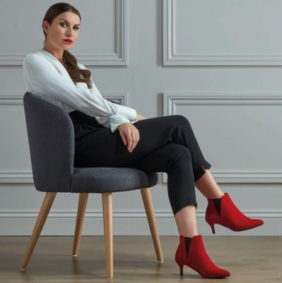 DuoBoots | Somerton Suede Boot, Red, Size 10 (EU 41) - Picture 2 of 7